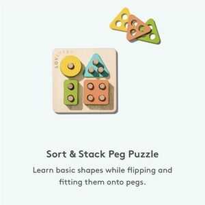 Sort & Stack Peg Puzzle